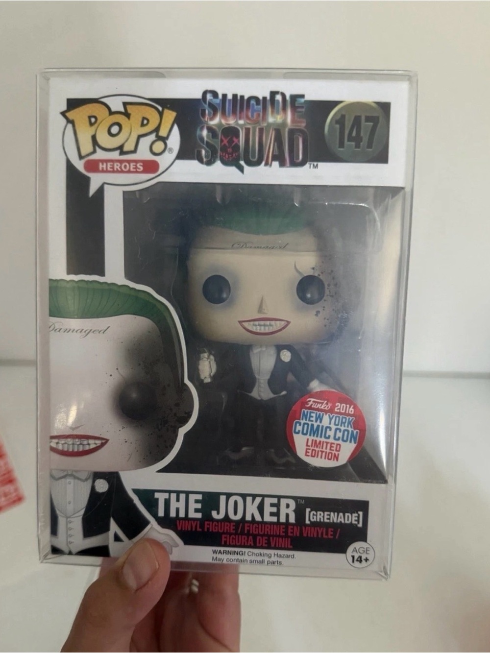 Funko Pop! Heroes The Joker Vinyl Figure - Green Hair, Black Outfit